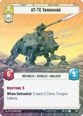AT-TE Vanguard (Hyperspace) - Foil