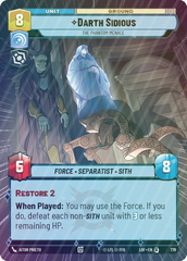 Darth Sidious - The Phantom Menace (Hyperspace Foil) - Foil