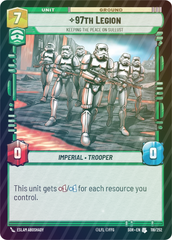 97th Legion - Keeping the Peace on Sullust - Foil