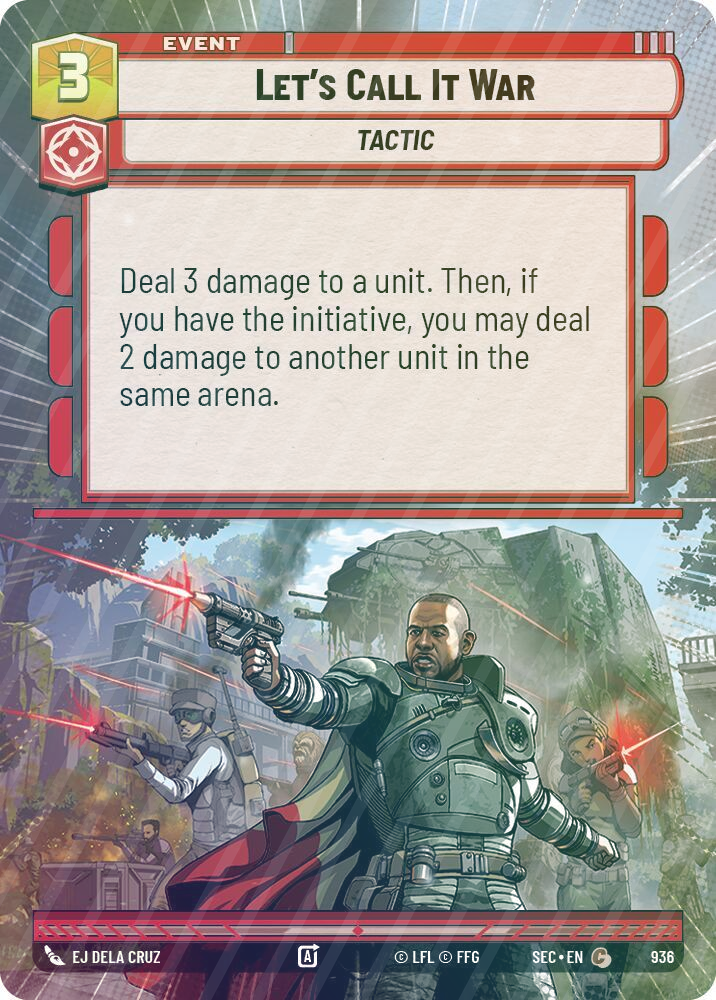 Let's Call It War (Hyperspace Foil) - Foil