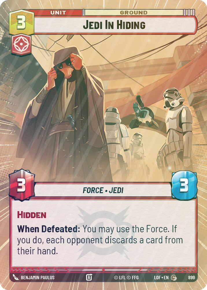 Jedi In Hiding (Hyperspace Foil) - Foil