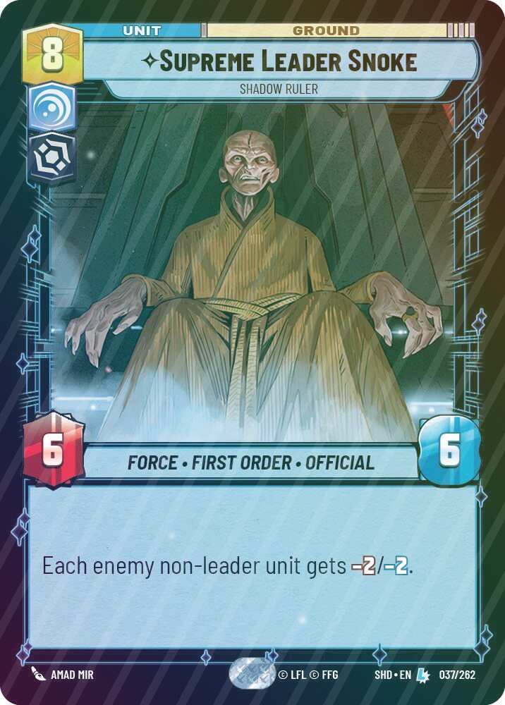 Supreme Leader Snoke - Shadow Ruler - Foil