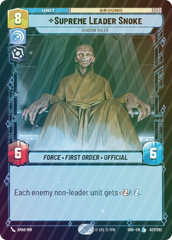 Supreme Leader Snoke - Shadow Ruler - Foil