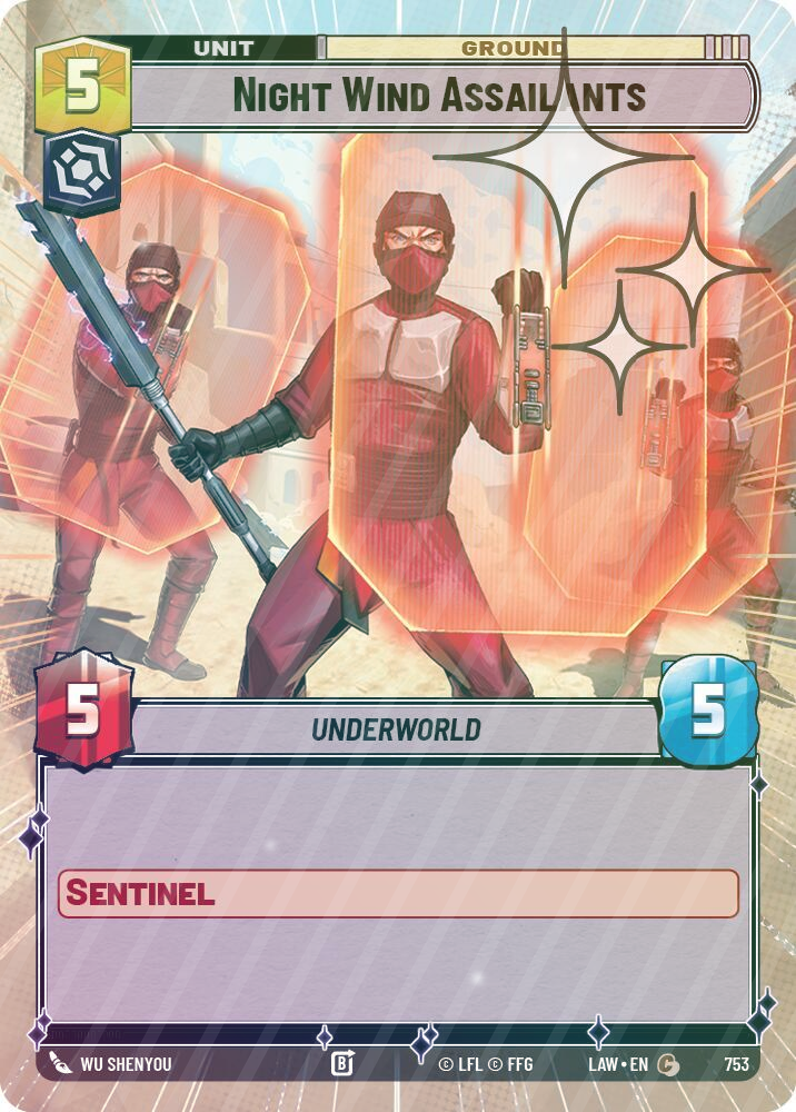 Night Wind Assailants (Hyperspace Foil) - Foil