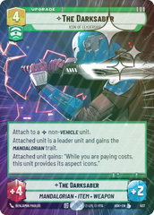 The Darksaber - Icon of Leadership (Hyperspace Foil) - Foil