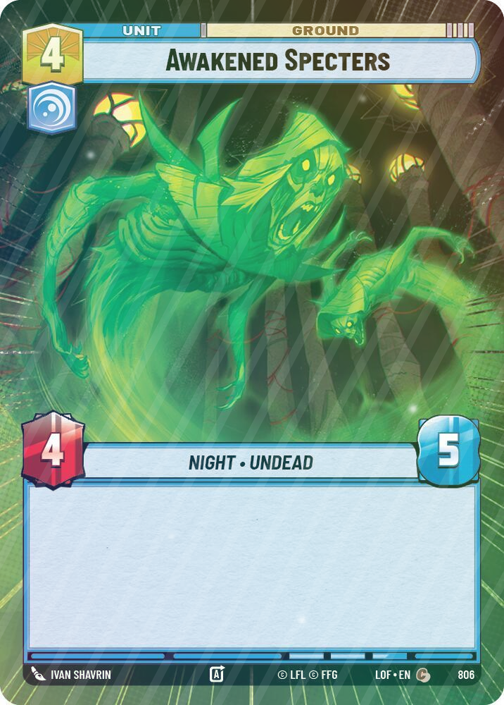 Awakened Specters (Hyperspace Foil) - Foil