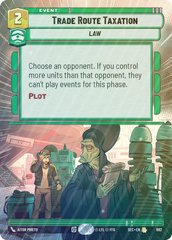 Trade Route Taxation (Hyperspace Foil) - Foil