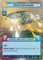 Devastating Gunship (Hyperspace) - Foil