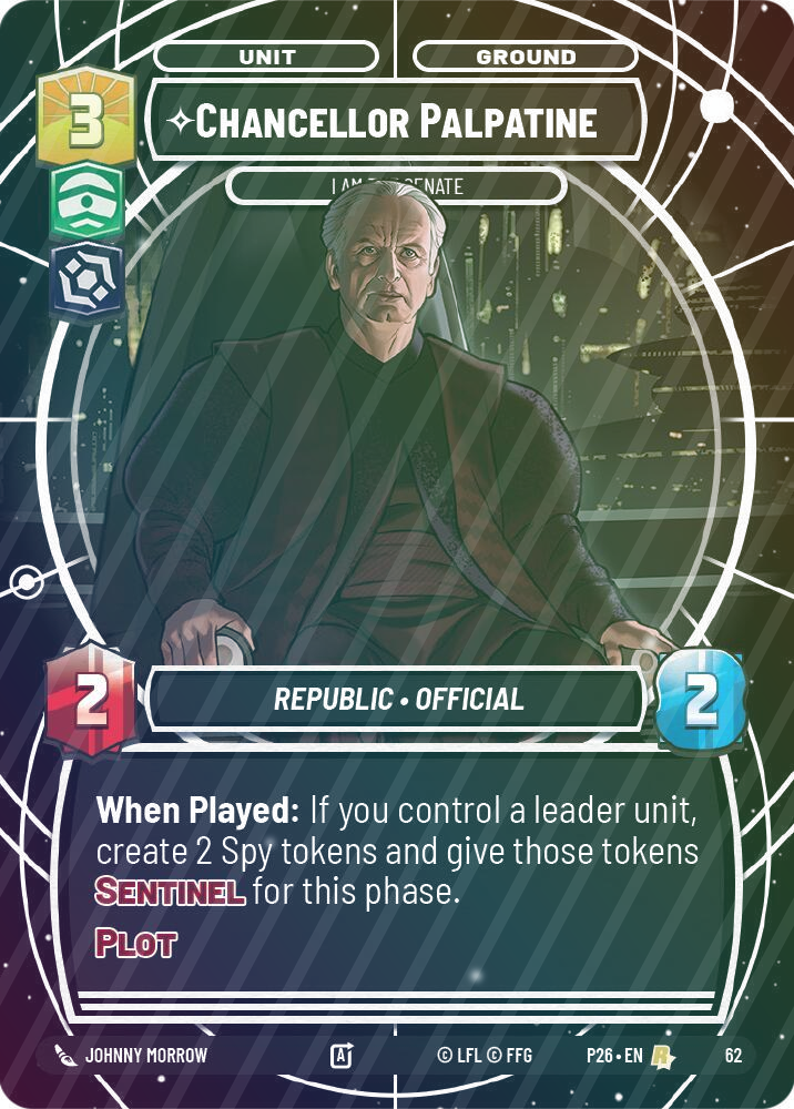 Chancellor Palpatine - I Am the Senate - Foil
