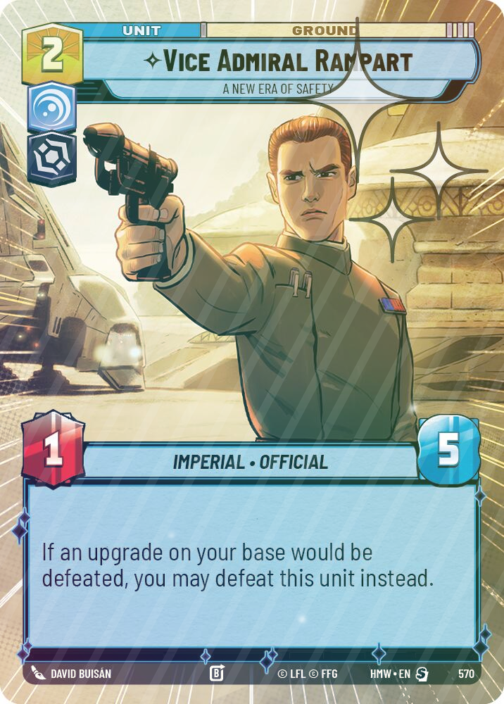 Vice Admiral Rampart - A New Era of Safety (Hyperspace Foil) - Foil