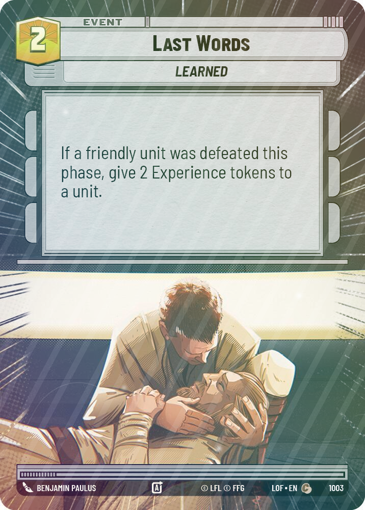 Last Words (Hyperspace Foil) - Foil