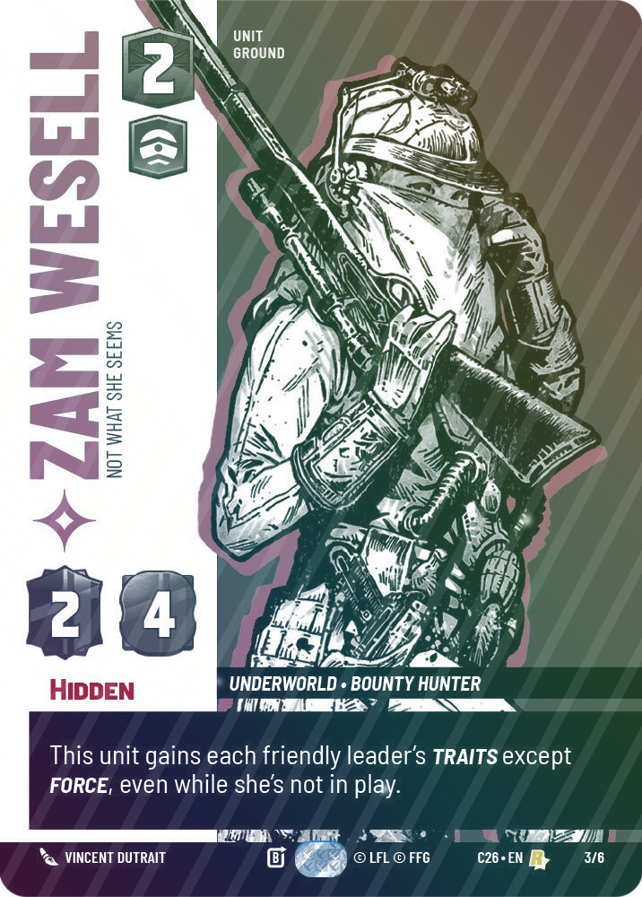 Zam Wesell - Not What She Seems - Foil