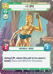 C-3PO - Anything I Might Do? (Hyperspace Foil) - Foil