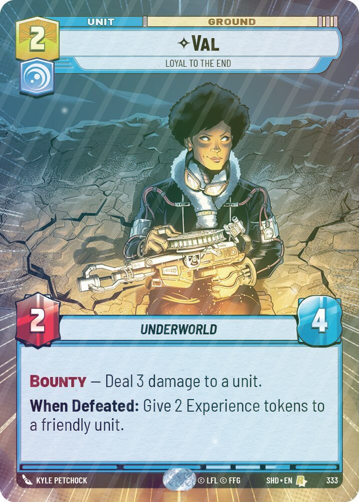 Val - Loyal to the End (Hyperspace) - Foil