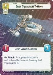 Grey Squadron Y-Wing (Hyperspace) - Foil