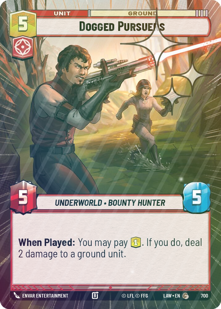 Dogged Pursuers (Hyperspace Foil) - Foil