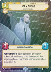 Sly Moore - Secretive Advisor (Hyperspace) - Foil