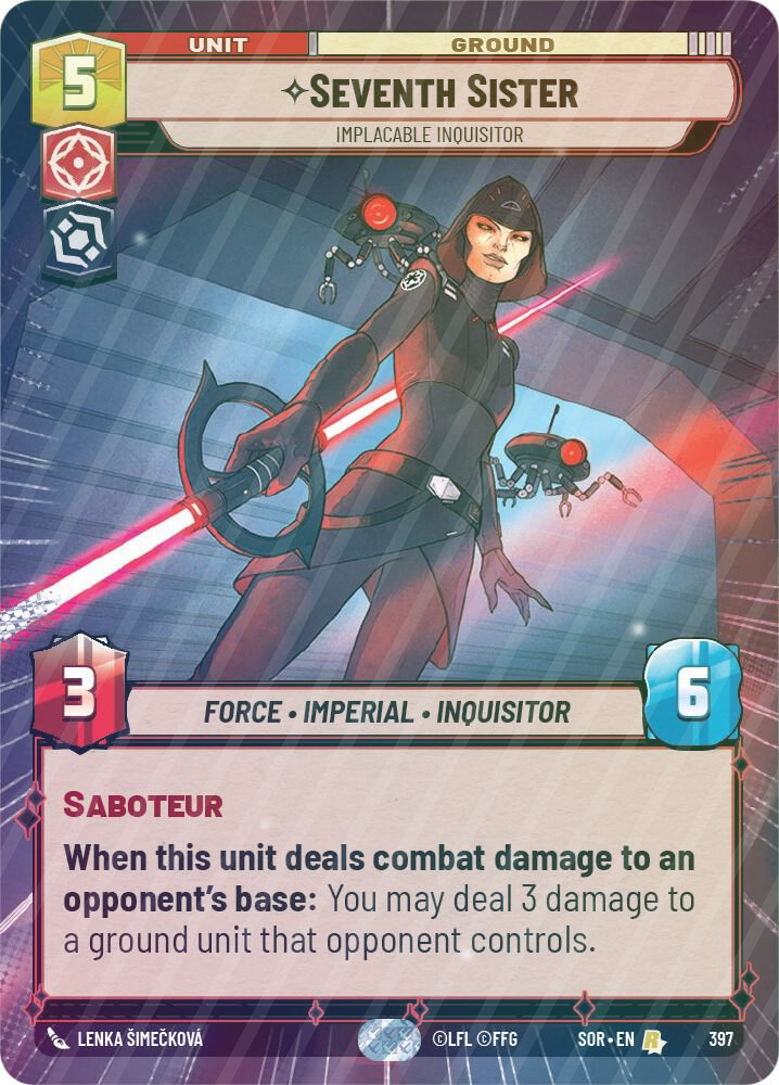 Seventh Sister - Implacable Inquisitor (Hyperspace) - Foil