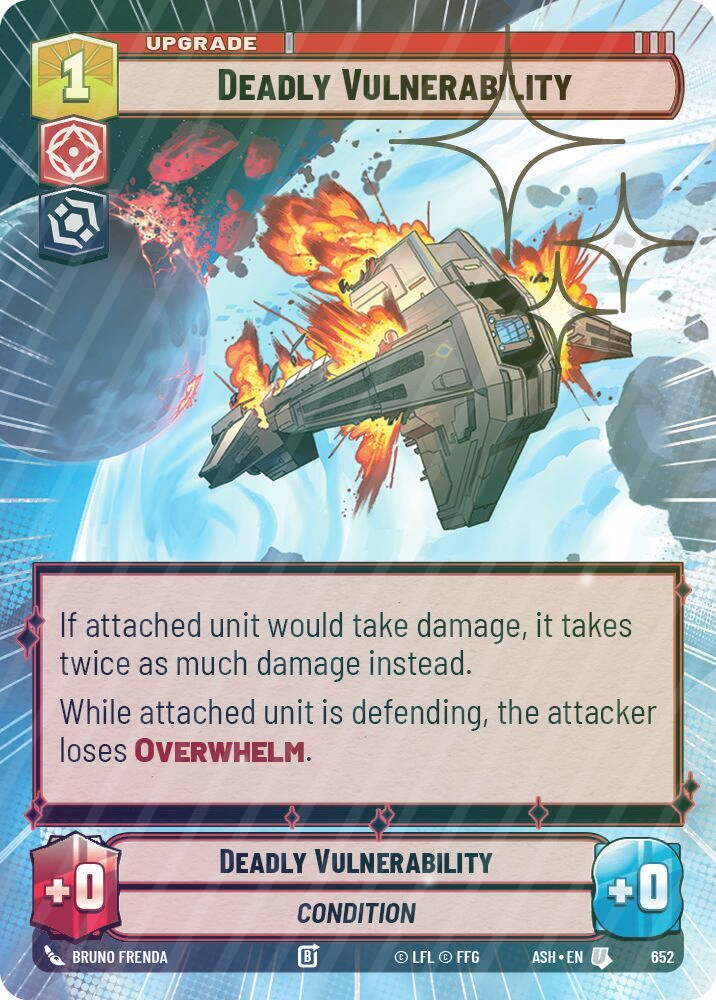 Deadly Vulnerability (Hyperspace Foil) - Foil