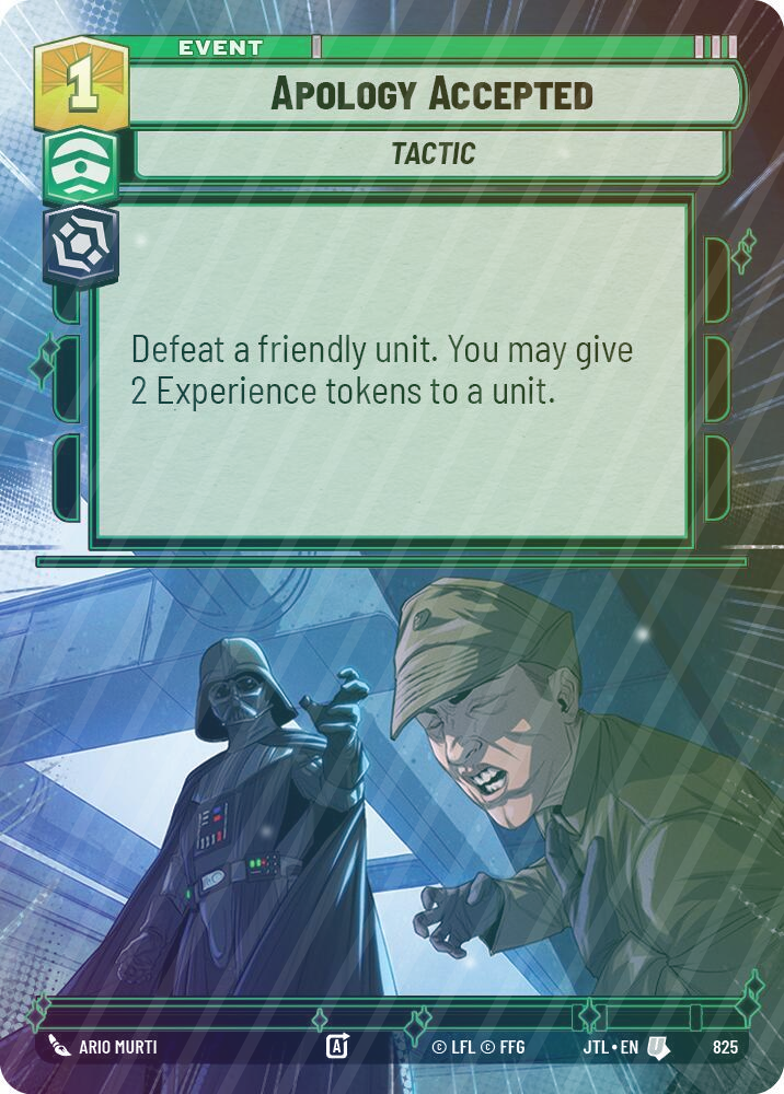 Apology Accepted (Hyperspace Foil) - Foil