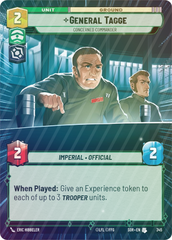 General Tagge - Concerned Commander (Hyperspace) - Foil