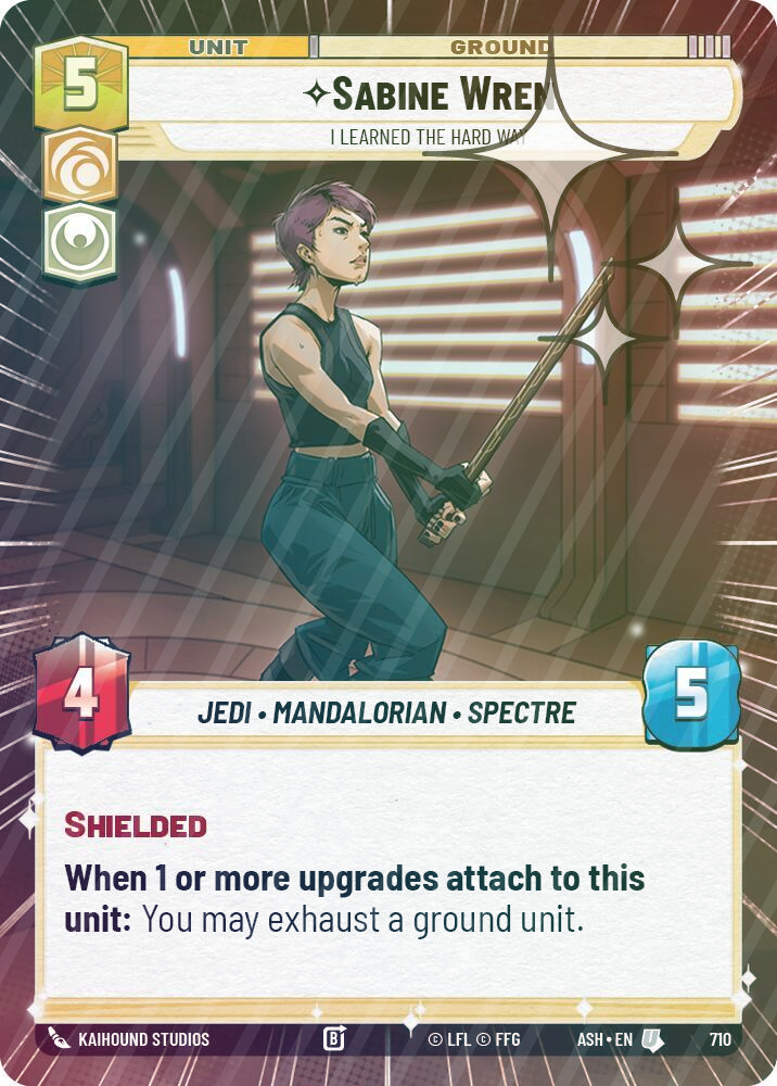 Sabine Wren - I Learned the Hard Way (Hyperspace Foil) - Foil