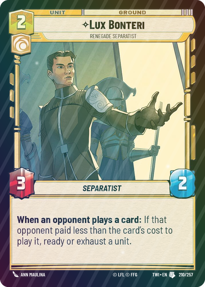 Lux Bonteri - Renegade Separatist - Foil