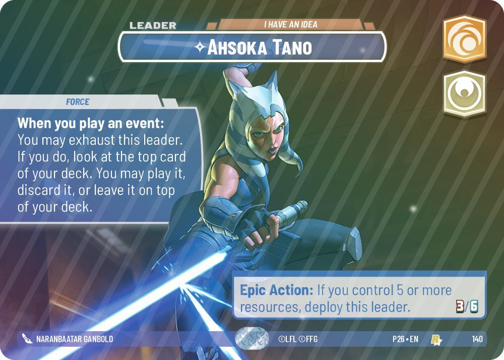 Ahsoka Tano - I Have an Idea (Prize Wall) - Foil
