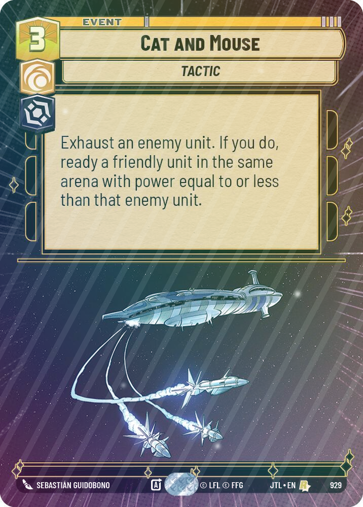 Cat and Mouse (Hyperspace Foil) - Foil