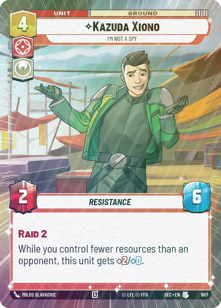 Kazuda Xiono - I'm Not A Spy (Hyperspace Foil) - Foil