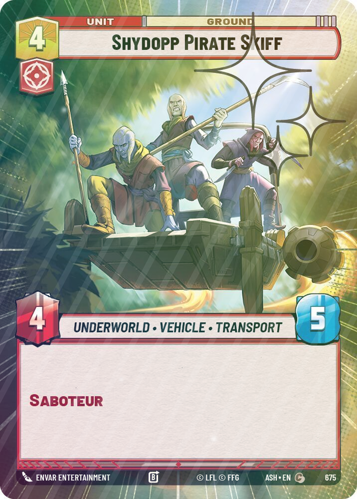Shydopp Pirate Skiff (Hyperspace Foil) - Foil