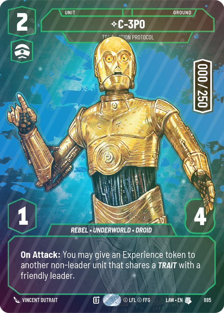 C-3PO - Translation Protocol (Serialized) - Foil