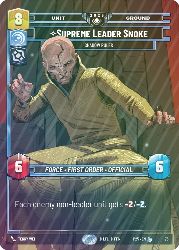 Supreme Leader Snoke - Shadow Ruler - Foil