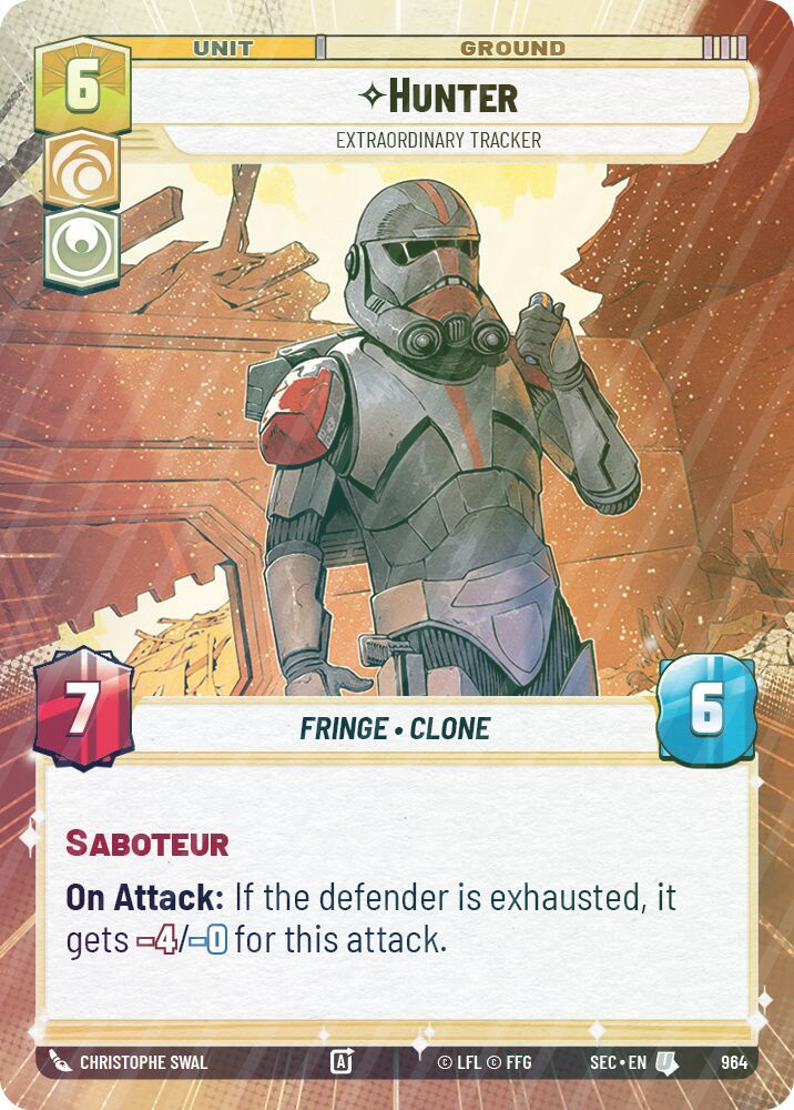 Hunter - Extraordinary Tracker (Hyperspace Foil) - Foil