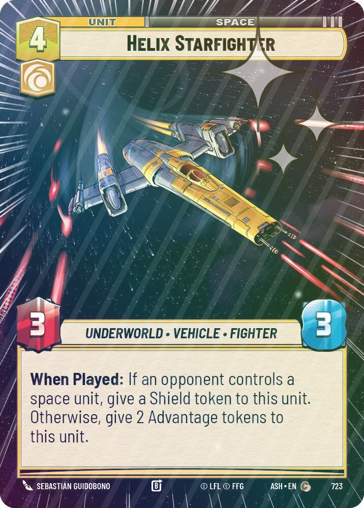 Helix Starfighter (Hyperspace Foil) - Foil