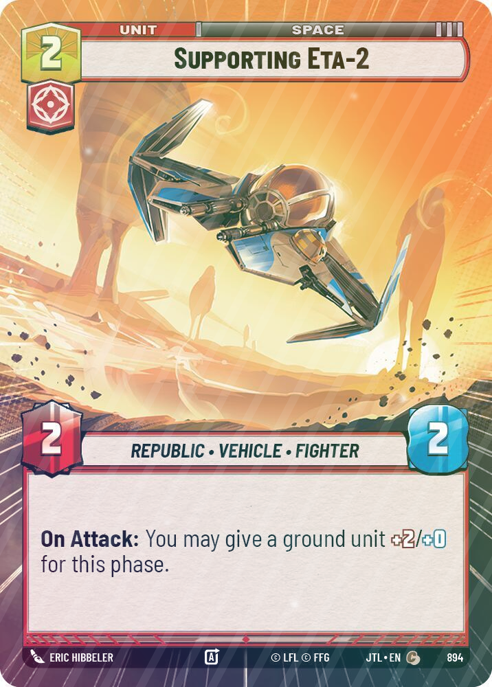 Supporting Eta-2 (Hyperspace Foil) - Foil