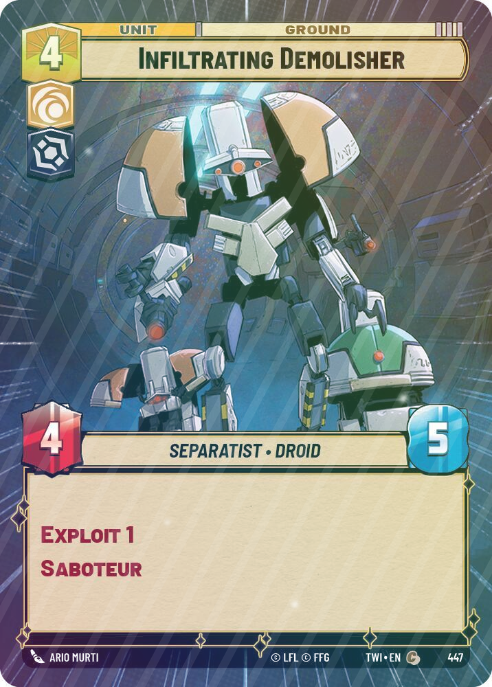 Infiltrating Demolisher (Hyperspace) - Foil