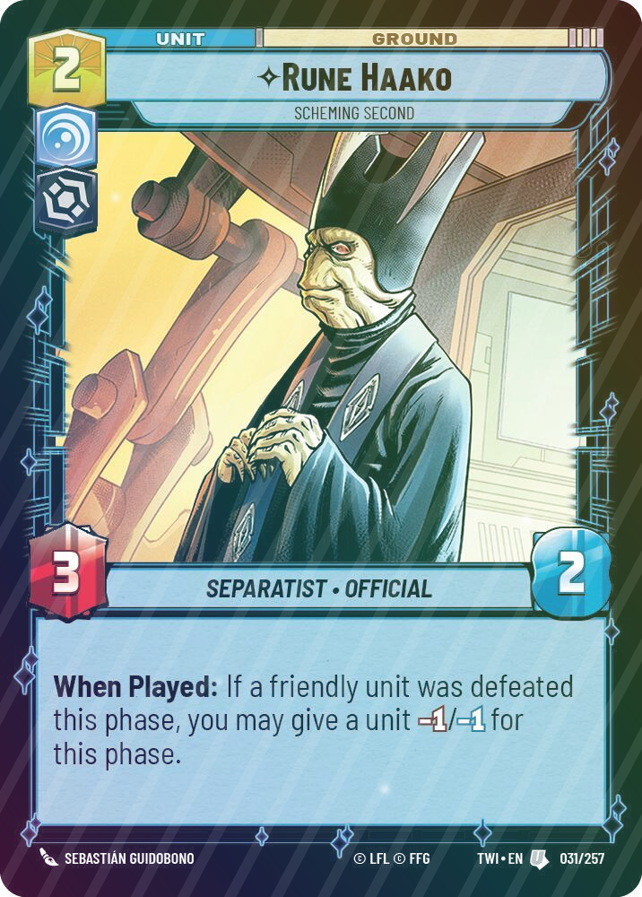 Rune Haako - Scheming Second - Foil