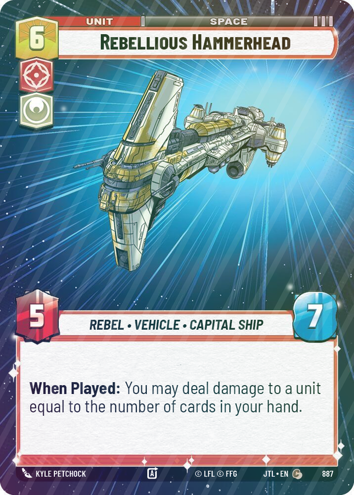 Rebellious Hammerhead (Hyperspace Foil) - Foil