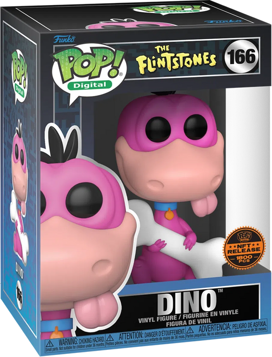 (Q2 2024) Funko Pop! Digital NFT /1800 - The Flintstones Dino #166