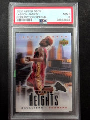 2003 Upper Deck LeBron James Redemption Special PSA 9 (c)