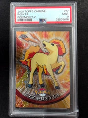 2000 Topps Chrome Ponyta PSA 9 (c)