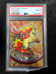2000 Topps Chrome Rapidash PSA 8 (Damage) (c)