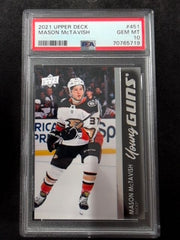 2021 Upper Deck Mason McTavish YG PSA 10 (c)