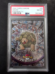 2000 Topps Chrome Golem PSA 8 (c)