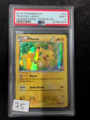 2016 pokemon xy Pikachu Holo Toys R Us PSA 9 (c)