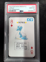 1996 Pokemon Green Lapras 8 of Diamond PSA 10 (c)