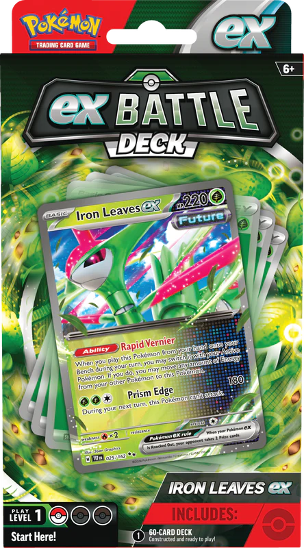 Pokemon Tapu Koko/Iron Leaves ex League Battle Deck Display