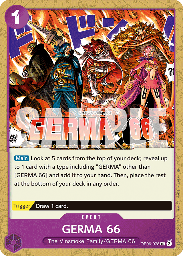 GERMA 66 - OP06-078 - Uncommon (Reprint) - Wings of the Captain