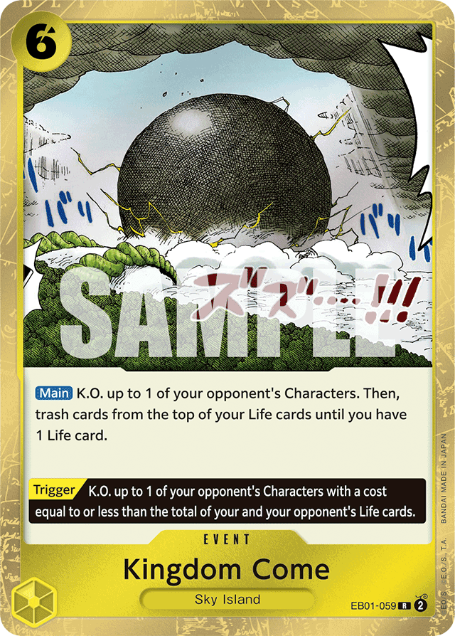 Kingdom Come - EB01-059 - Rare - Memorial Collection